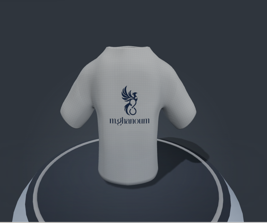3D T-Shirt design preview